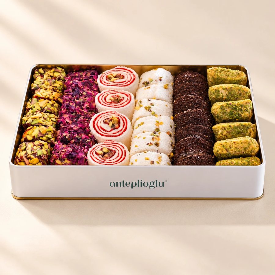 Lokum in der weißen Premium-Box