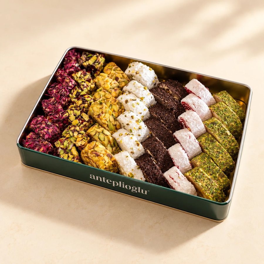 Lokum in der grünen Premium-Box