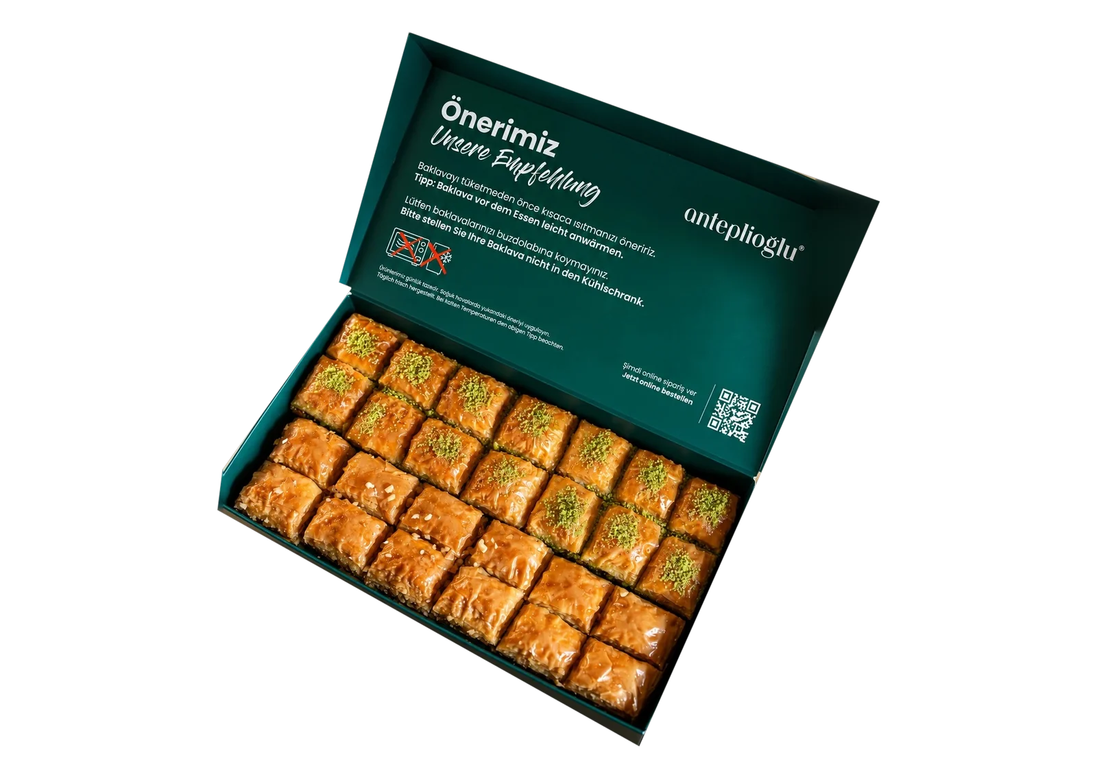 Pistazien-Baklava in der Geschenkbox